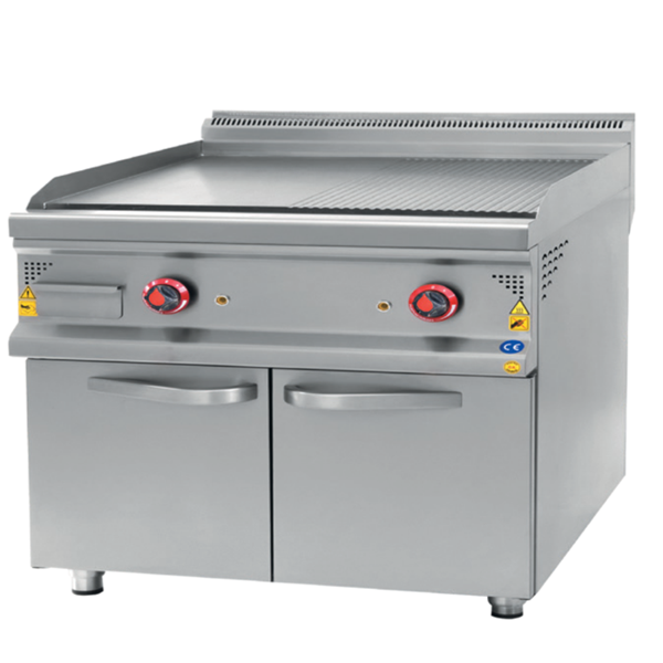 CSA Karacasan 900 Seri Dolaplı 80 cm Elektrikli Yarı Kanallı Izgara 80x90x85Cm - Image 1