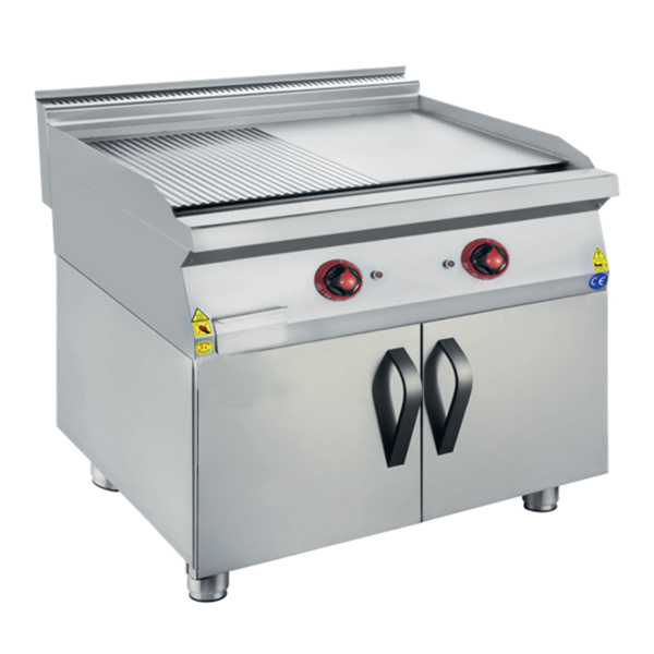 CSA Karacasan 900 Seri Dolaplı 80 cm Elektrikli Yarı Kanallı Izgara(80x90x85Cm) - Image 1