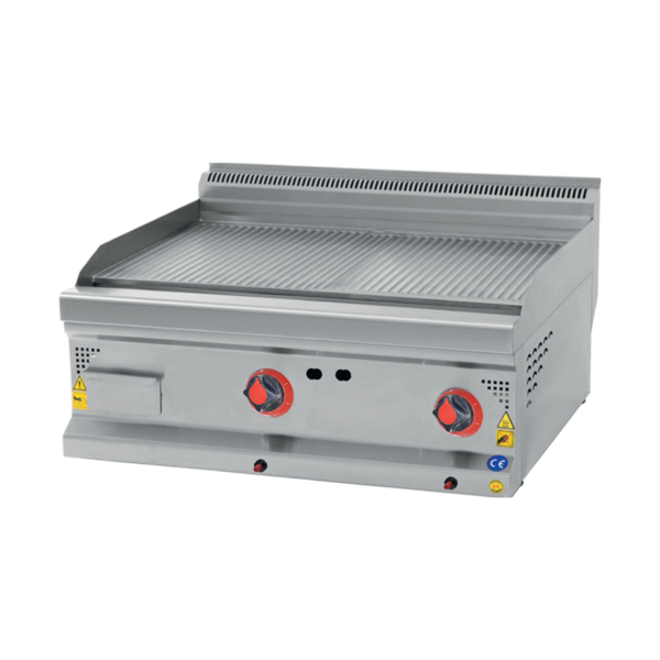 CSA Karacasan 80 cm 700 Seri Set Üstü Elektrikli Yarı Kanallı Izgara - Image 1