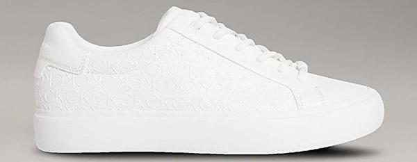 Calvin Klein Kadın Monokrom Vulkanize Bağcıklı Beyaz Sneaker HW0HW02573-0K4 - Image 1