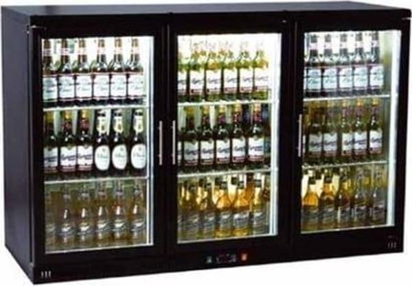 CSA Karacasan Üç Kapılı Set Üstü Bar Arkası Şişe Soğutucu Buzdolabı (210 Litre) - Image 1