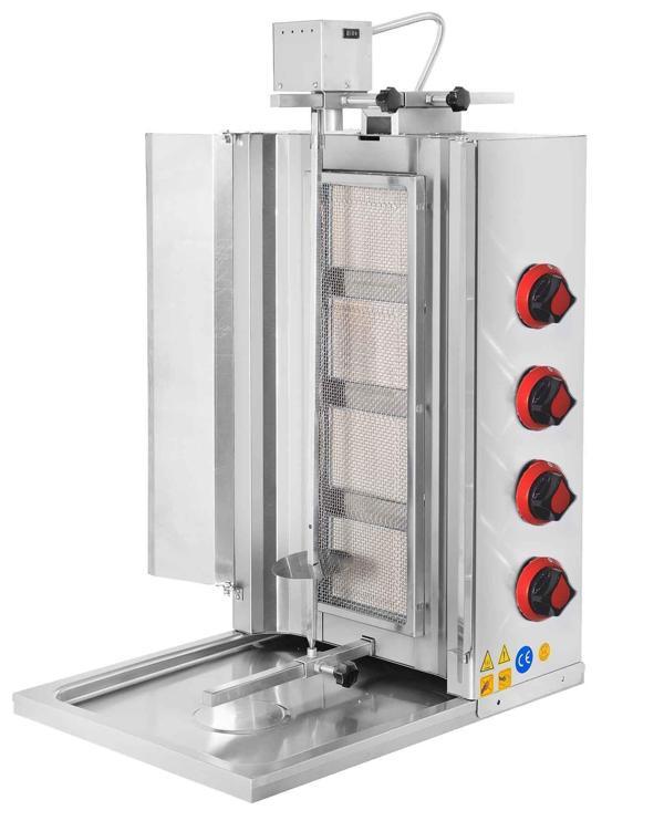 CSA Karacasan  Tüplü 4 Radyanlı Üstten Motorlu Döner Ocağı Makinesi - Image 1
