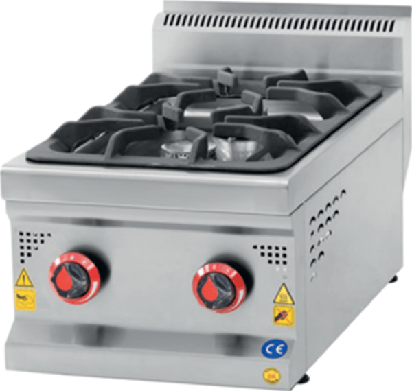 CSA Karacasan 900 Seri Set Üstü 40 cm 2 Gözlü Tüplü Ocak - Image 1