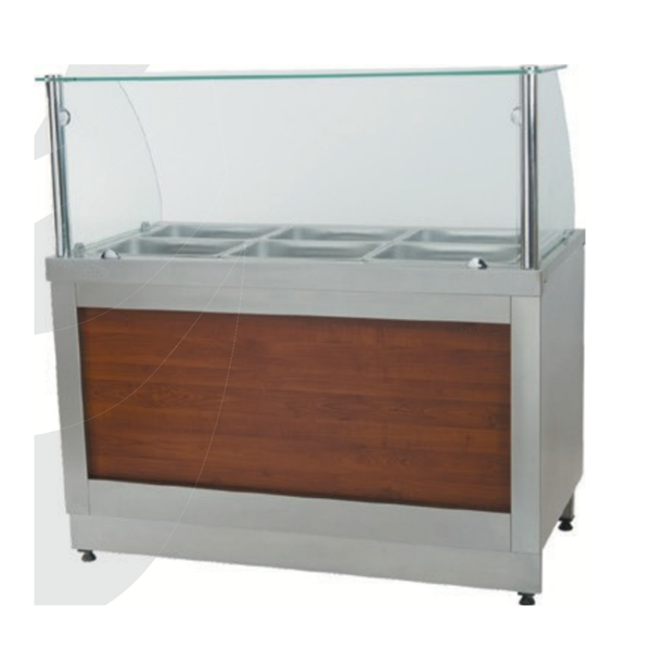 CSA Karacasan Sıcak Servis Benmarisi Doğalgazlı Tezgahlı 160X90X85/135cm - Image 1