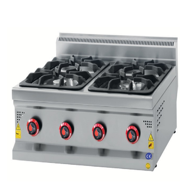 CSA Karacasan 900 Seri Set Üstü 80 cm 4 Gözlü Tüplü Ocak - Image 1