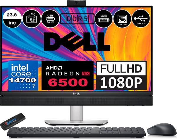 Dell Optiplex 7420 Plus Intel Core I7 14700 Vpro 32GB 4tb SSD 23.8" 4GB-RX6500 Windows 11 Pro All In One Bilgisayar XCTOO7420AIOEMEA06+ Zetta Flash Bellek - Image 1