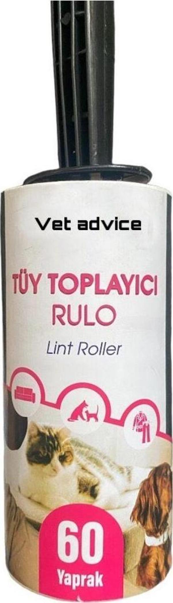 Korpet Kedi Köpek Tüyü Toplama Rulosu 1 Adet 60 Yapraklı - Image 1