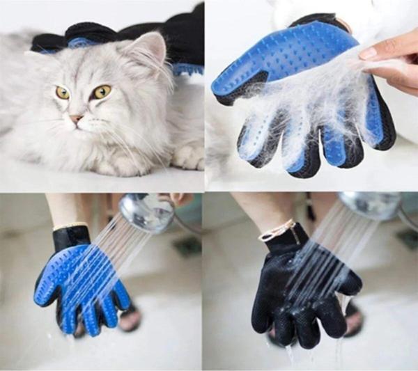 Vet Advice Kedi Köpek Tüy Toplama Eldiveni Yumuşak Dokulu - Image 1