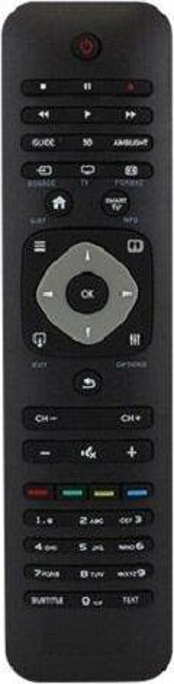 Philips 47PFL6158K/12 Uyumlu Klavyesiz Yedek Kumanda - Image 1