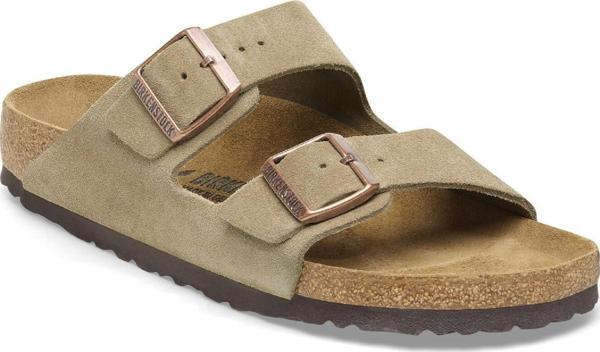 Birkenstock Arizona Vl Çift Toka Kahverengi Kadın Terlik - Image 1
