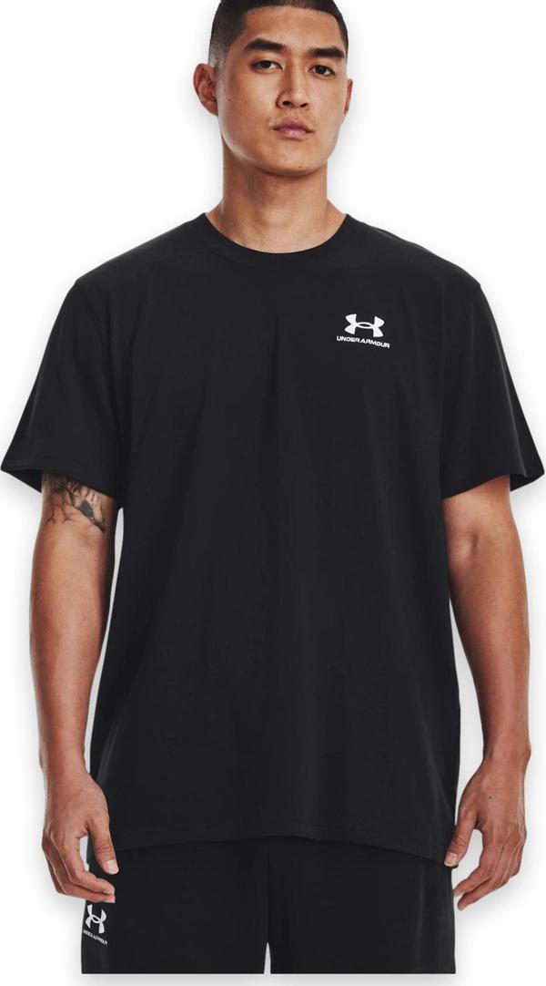 Under Armour 1373997 Ua Logo Emb Heavyweight Siyah Erkek T-Shirt - Image 1