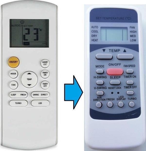 SAMSUNG ile uyumlu Klima Kumandası RG57B BGE - Image 1