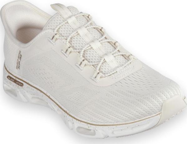 Skechers 104610 Glide-Step Gratify Pace Bej Kadın Spor Ayakkabı - Image 1