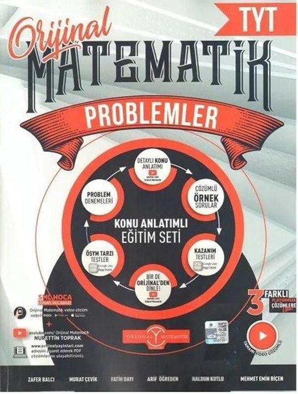 2023 TYT Matematik Problemler Konu Anlatımlı Eğitim Seti - Orijinal Yayınları - Image 1