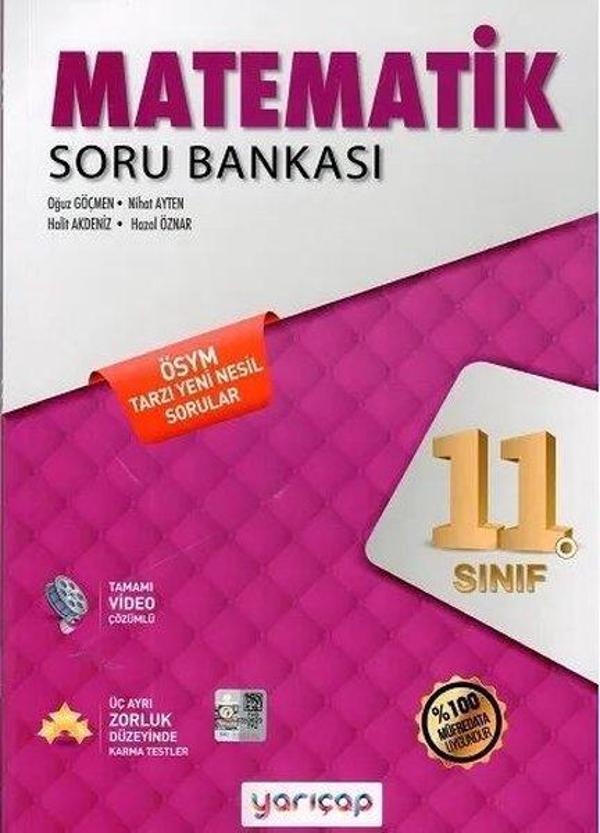 2022 11.Sınıf Matematik Soru Bankası - Yarı Çap Yayınları - Image 1