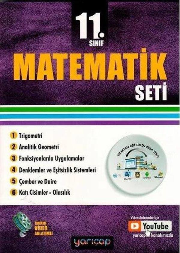 2022 11.Sınıf Matematik Set - Yarı Çap Yayınları - Image 1