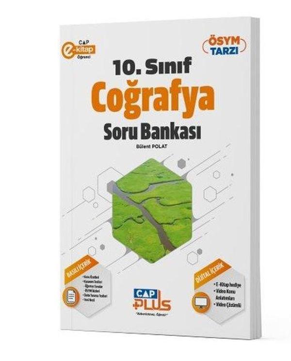 2023 10.Sınıf Coğrafya Plus Soru Bankası - Çap Yayınları - Image 1