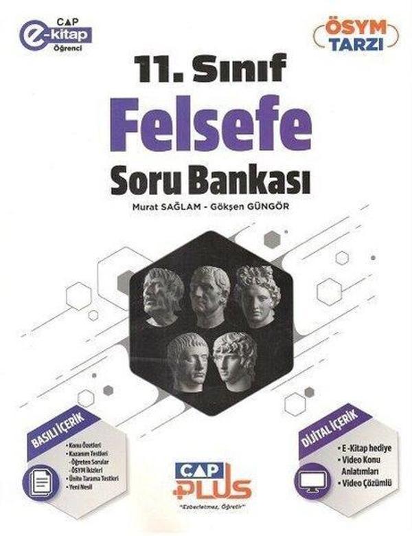 2023 11.Sınıf Felsefe Plus Soru Bankası - Çap Yayınları - Image 1