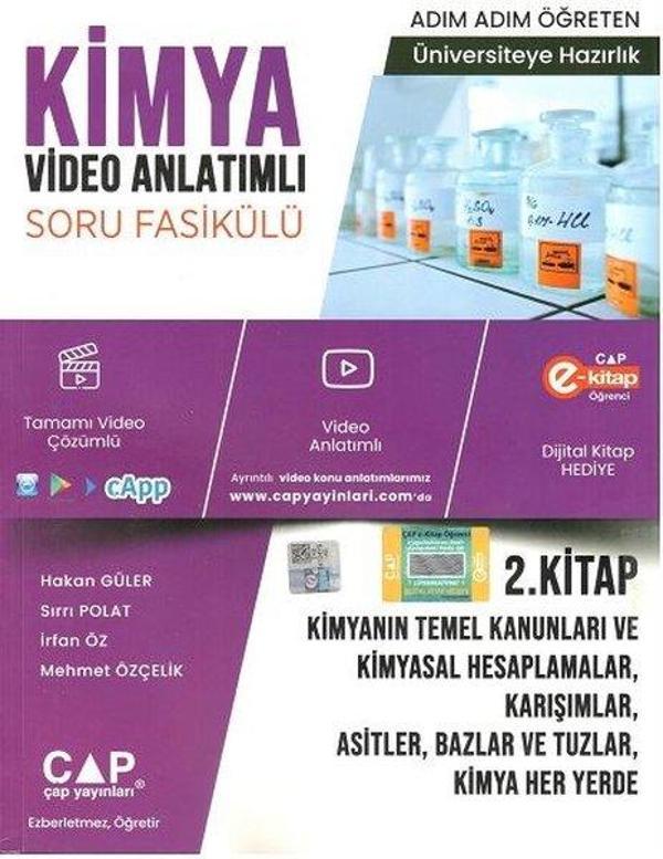 2023 Kimya 2.Kitap Video Anlatımlı Soru Fasikülü - Çap Yayınları - Image 1