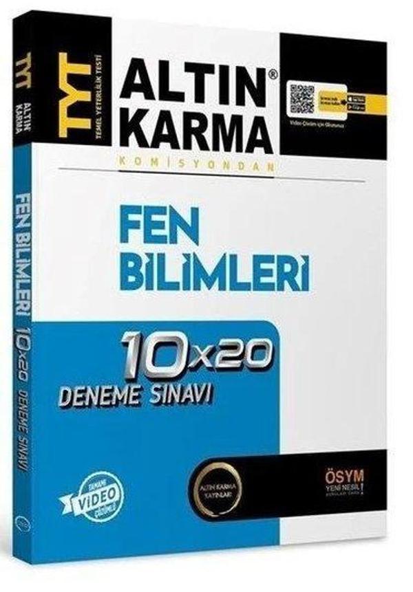 TYT Fen Bİlimleri 10x20 Deneme - Altın Karma Yayınları - Image 1