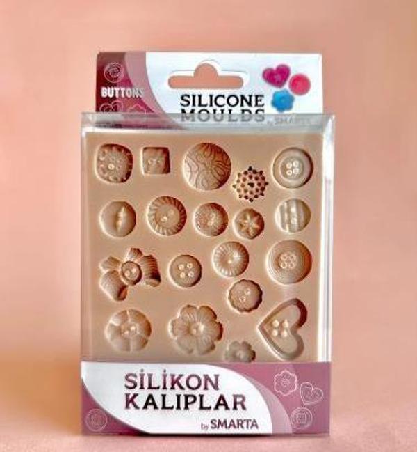 Smarta Silikon Kalıp - Düğmeler - Image 1