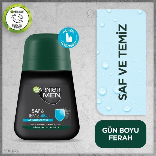 Garnier Men Saf ve Temiz Roll-On 50 ml - Image 1