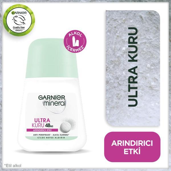 Garnier Mineral Ultra Kuru Roll-On Deodorant - Image 1