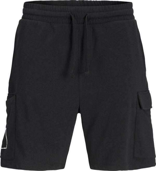 Jack Jones Jpstkane Scrıpt Sweat Shorts Mıd Erkek Siyah Şort 12269442-02 - Image 1