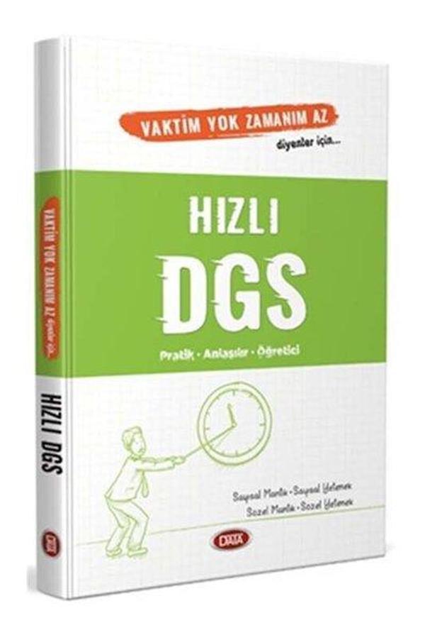2022 Vaktim Yok Zamanım Az Diyenler İçin HIZLI DGS - Data Yayınları - Ders Kitapları - Image 1