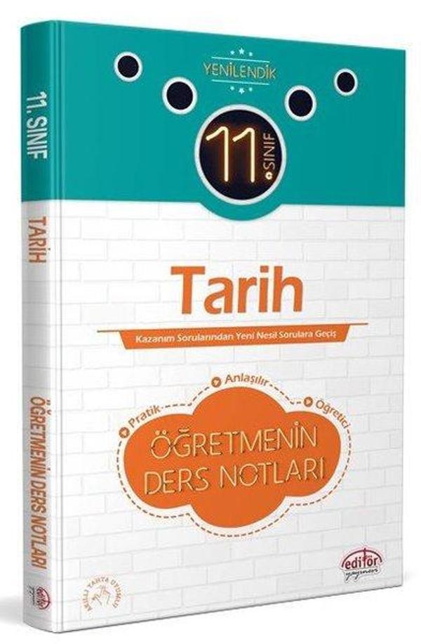 11.Sınıf Tarih Öğretmenin Ders Notları - Editör - Image 1