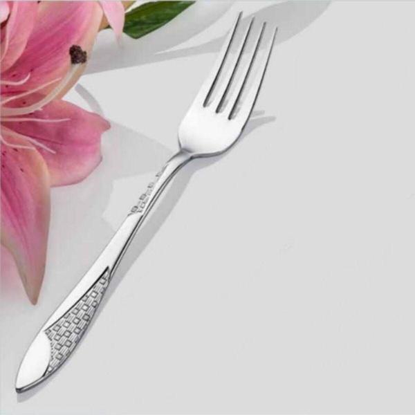 İnter Çelik Hasır Model 12'Li Yemek Çatalı - Image 1