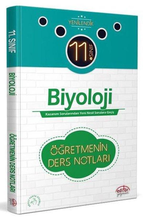11.Sınıf Biyoloji Öğretmenin Ders Notları - Editör - Image 1
