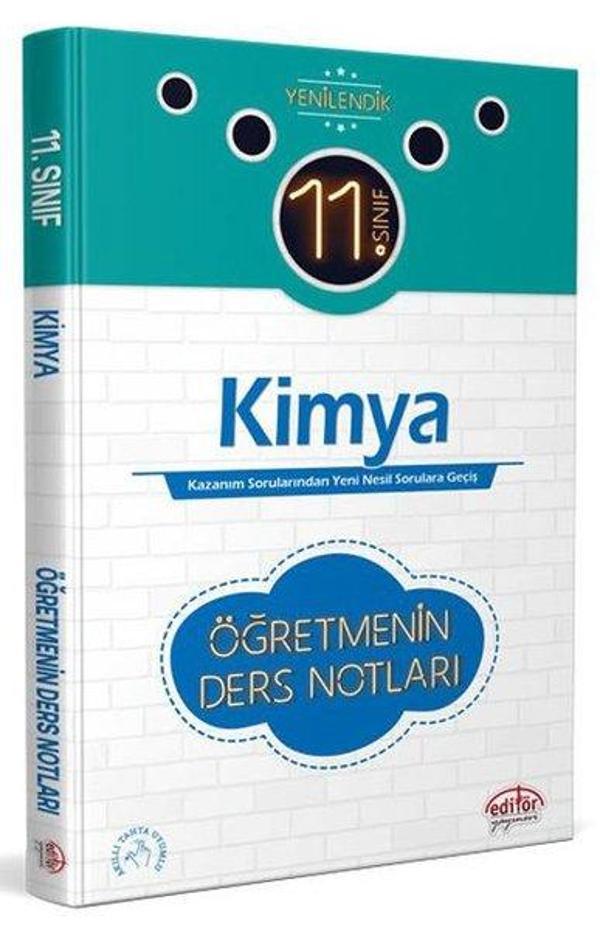 11.Sınıf Kimya Öğretmenin Ders Notları - Editör - Image 1