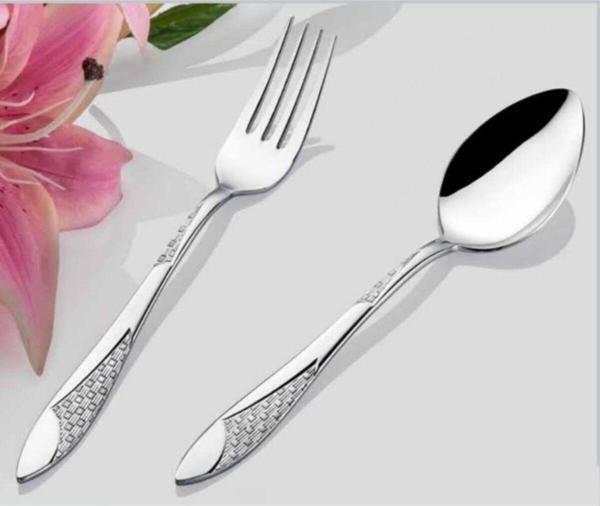İnter Çelik Hasır Model Çatal Kaşık 60 Parça Kutulu Set - Image 1