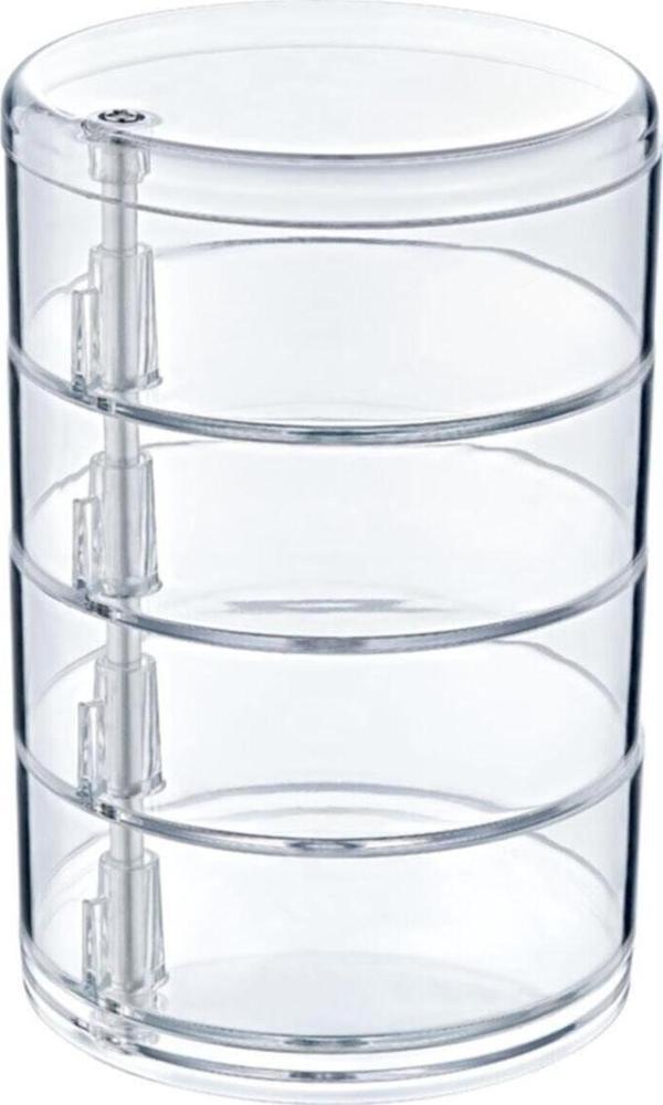 Bee Home Trend 4 Katlı Silindir 360 Derece Dönebilen Makyaj Takı Organizer Seti - Image 1