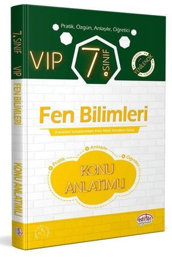 7.Sınıf VIP Fen Bilimleri Konu Anlatımlı - Editör - Image 1