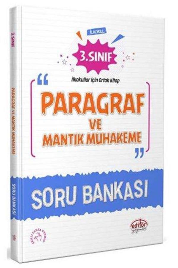 3.Sınıf Paragraf ve Mantık Muhakeme Soru Bankası - Editör - Image 1