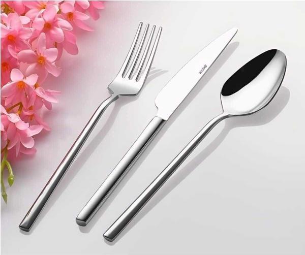 İnter Çelik Işıl Model 60 Parça Çatal-Kaşık Takımı - Image 1