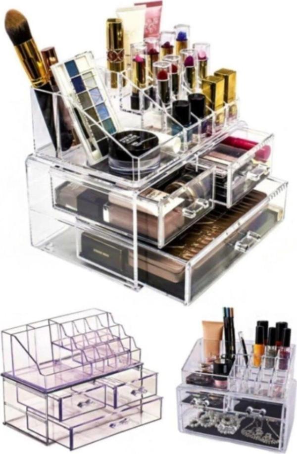 Ahir Ticaret 3 Çekmeceli Makyaj Düzenleyici Organizer Set - Image 1