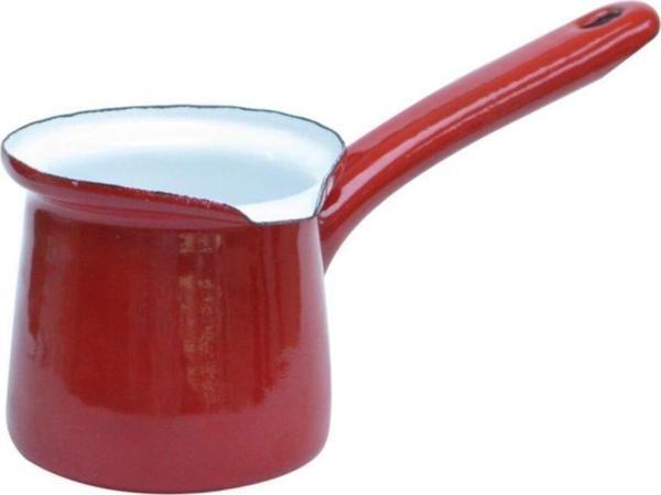 Ebru Metal Emaye Nostalji Cezve No:5 Kırmızı - Image 1