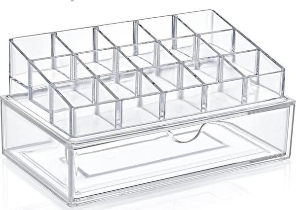 Ahir Ticaret Tek Çekmeceli Kozmetik Ürün Düzenleyici Organizer Ak-613 - Image 1