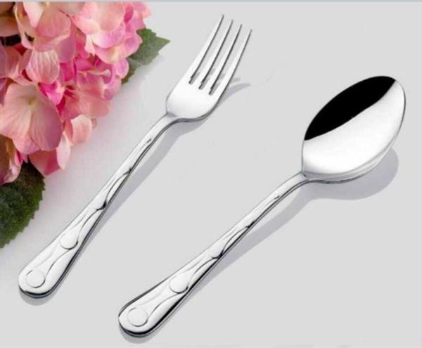 İnter Çelik Nokta Model Kaşık Çatal 60 Parça Kutulu Set - Image 1