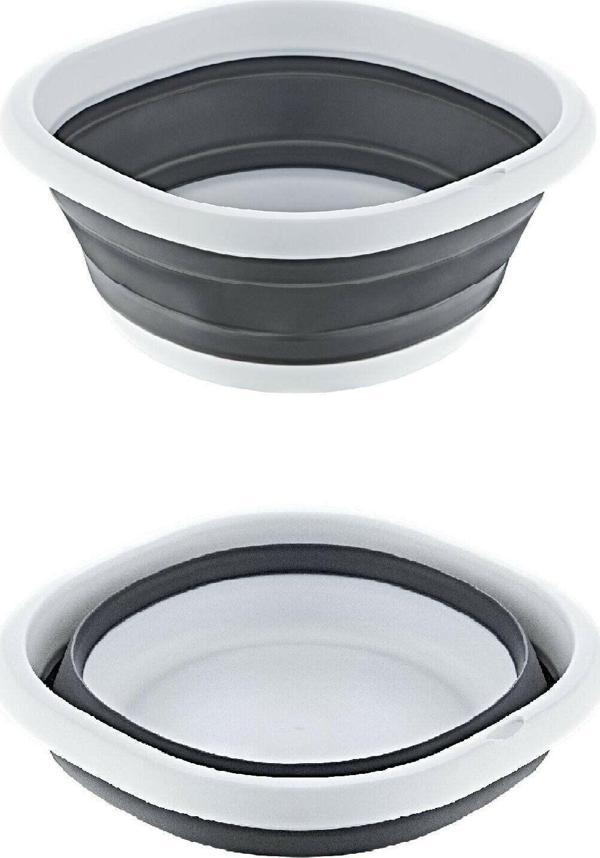 Meka Home Katlanır Badya Leğen Akordiyon Katlanabilir Badya 5,25 Lt - Image 1