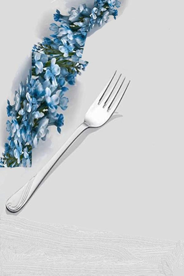İnter Çelik Bahar Model 12 Li Yemek Çatalı - Image 1