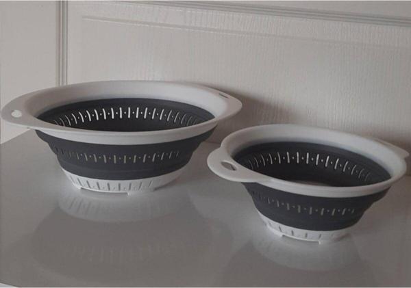 Bee Home Katlanır Süzgeç Oval Ve Yuvarlak 2'Li - Image 1