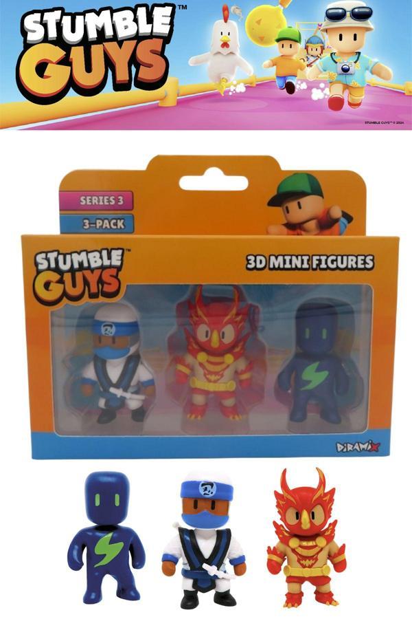 Stumble Guys 3 lü Mini Figür Seti Seri 3 - 5 CM - Model 2 - Image 1