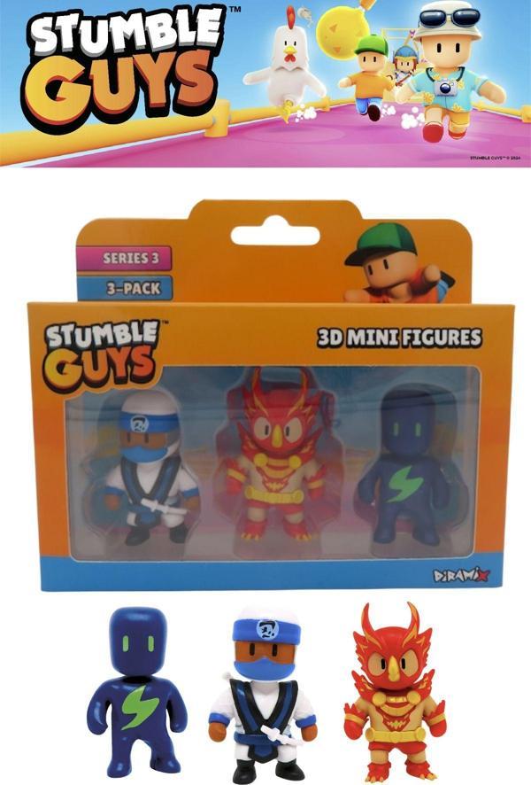 Stumble Guys 3 lü Mini Figür Seti Seri 3 - 5 CM - Model 2 - Image 1