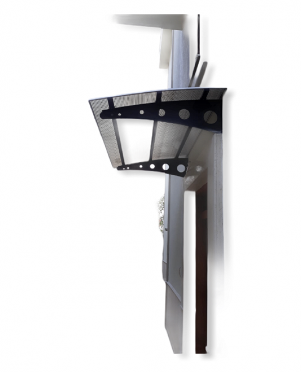 Metal Taşıyıcılı Kapı Üstü Pratik Sundurma 280x120 cm Md1 - Image 1
