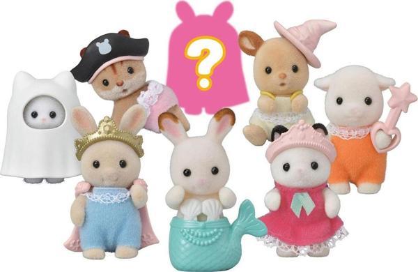 Sylvanian Families Sevimli Kostüm Temalı Sürpriz Mini Bebek - 5 CM - 4 ADET - Image 1