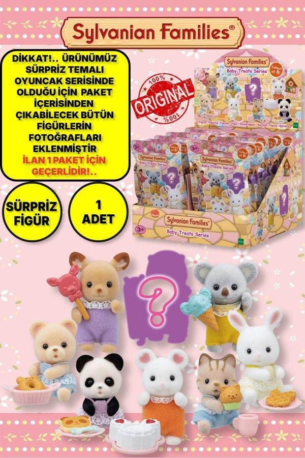 Sylvanian Families Tatlı Atıştırmalıklar Temalı Sürpriz Mini  Bebek - 5 CM - 1 ADET - Image 1